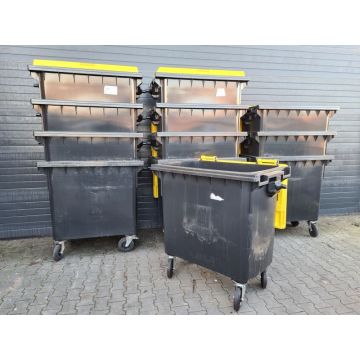 Müllcontainer Müllgroßbehälter MGB Mülltonne / WEBER / 1.360 x 770 x 1.310 mm (BxTxH) / Volumen: 770l