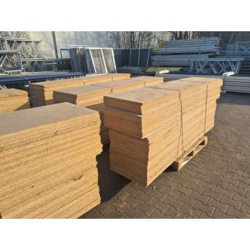 Spanplatte Einlegeboden Holzplatte Platte gebraucht / Breite: 2.630 mm / Tiefe: 590 mm / Spanplattenstärke: 22 mm 