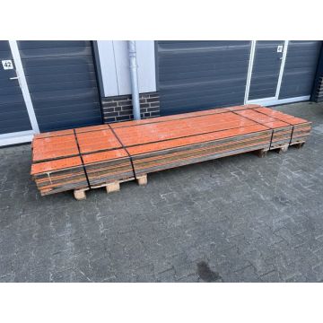 C-Profil Stahlträger Eisenträger, gebraucht / Gesamtlänge: ca. 3.600 mm / C: 200 x 80 x 18 mm / orange