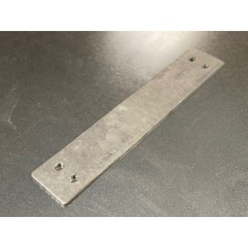 Flacheisen Flachstahl Stahlträger gebraucht / Gesamtlänge: 341 mm / Breite: 60 mm / Materialstärke: ca. 4,50 mm 