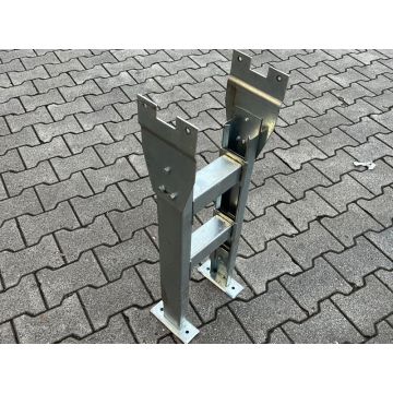 Ständerwerk für Rollenbahn Rollenbahnständer Förderband, gebraucht /  660 - 900 x 275 mm / sendzimirverzinkt