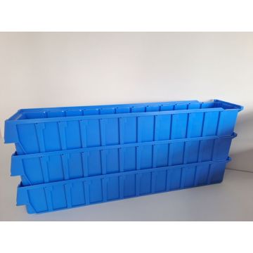 Regalkasten Stapelkiste Kunststoffkiste, II. Wahl (Neuware) | SSI Schäfer RK619-01 |  Außenmaß: 620 x 116 x 90 mm (LxBxH) | Farbe: blau