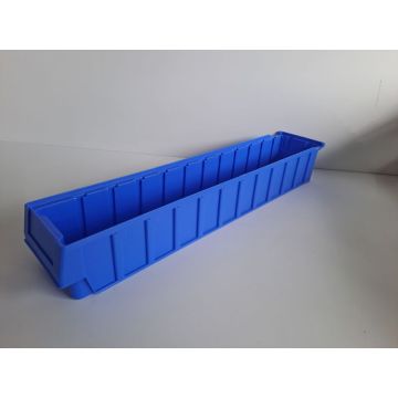 Regalkasten Stapelkiste Kunststoffkiste, II. Wahl (Neuware) | SSI Schäfer RK619-02 |  Außenmaß: 599 x 116 x 90 mm (LxBxH) | Farbe: blau