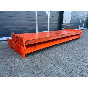 Stahlträger IPE-Träger gebraucht / Länge: 2.700 mm / Profilabm.: IPE 100 x 55 mm / orange 