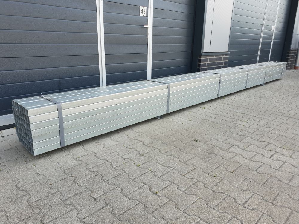 Thyssenkrupp Vierkantrohr Stahl Verzinkt 50x30x2 Mm - Rechteckrohr Für Konstruktionen